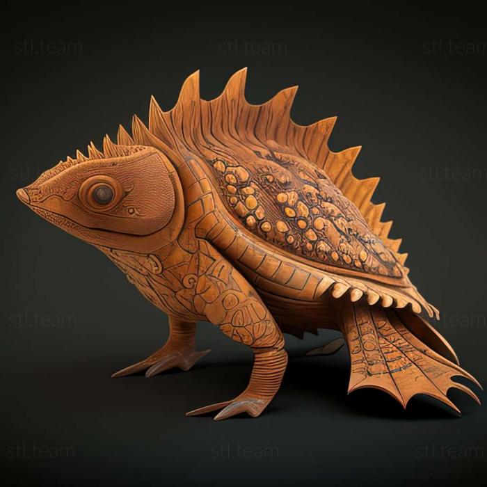 3D model Chondrenchelyidae (STL)